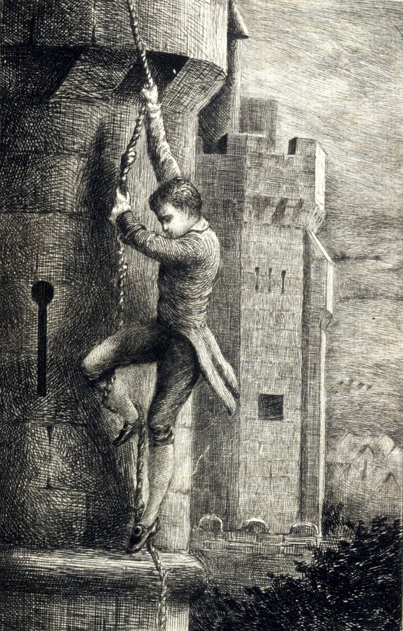 Stendhal karthauzi parma. 19. századi metszet. alkotó: Unknown artist