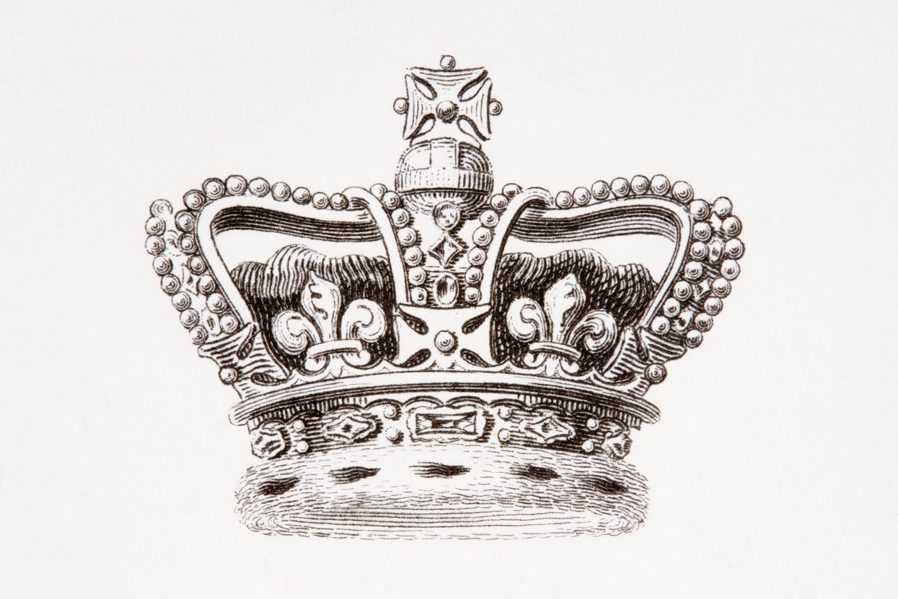 The Crown of England, megjelent 1820-ban (nyomtatásban) alkotó: Unknown artist