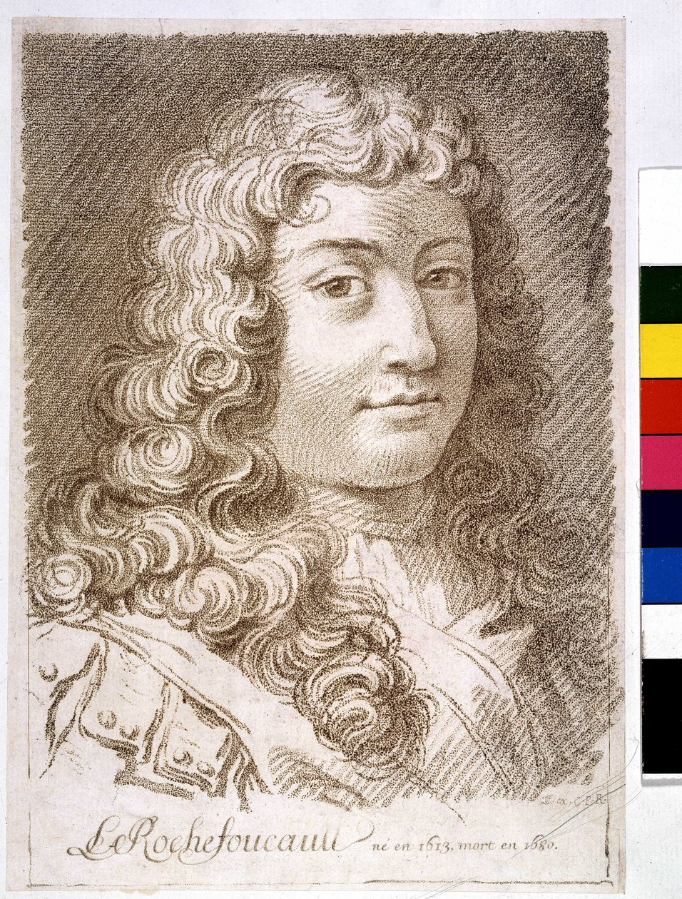La Rochefoucault hercege - nyomtatás alkotó: Unknown artist