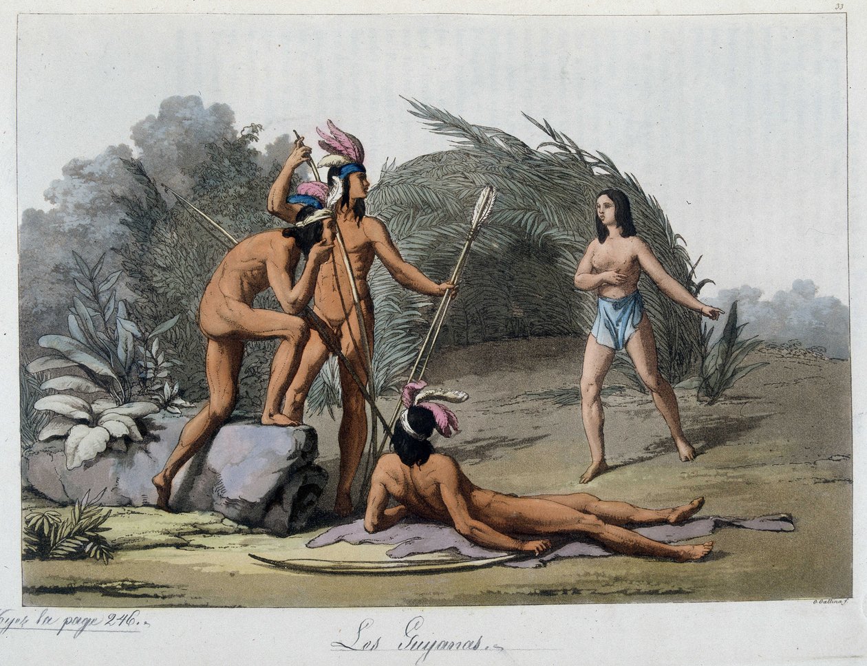 Guijanák, Paraguay indiánjai. „A régi és modern jelmezben” alkotó: Unknown artist