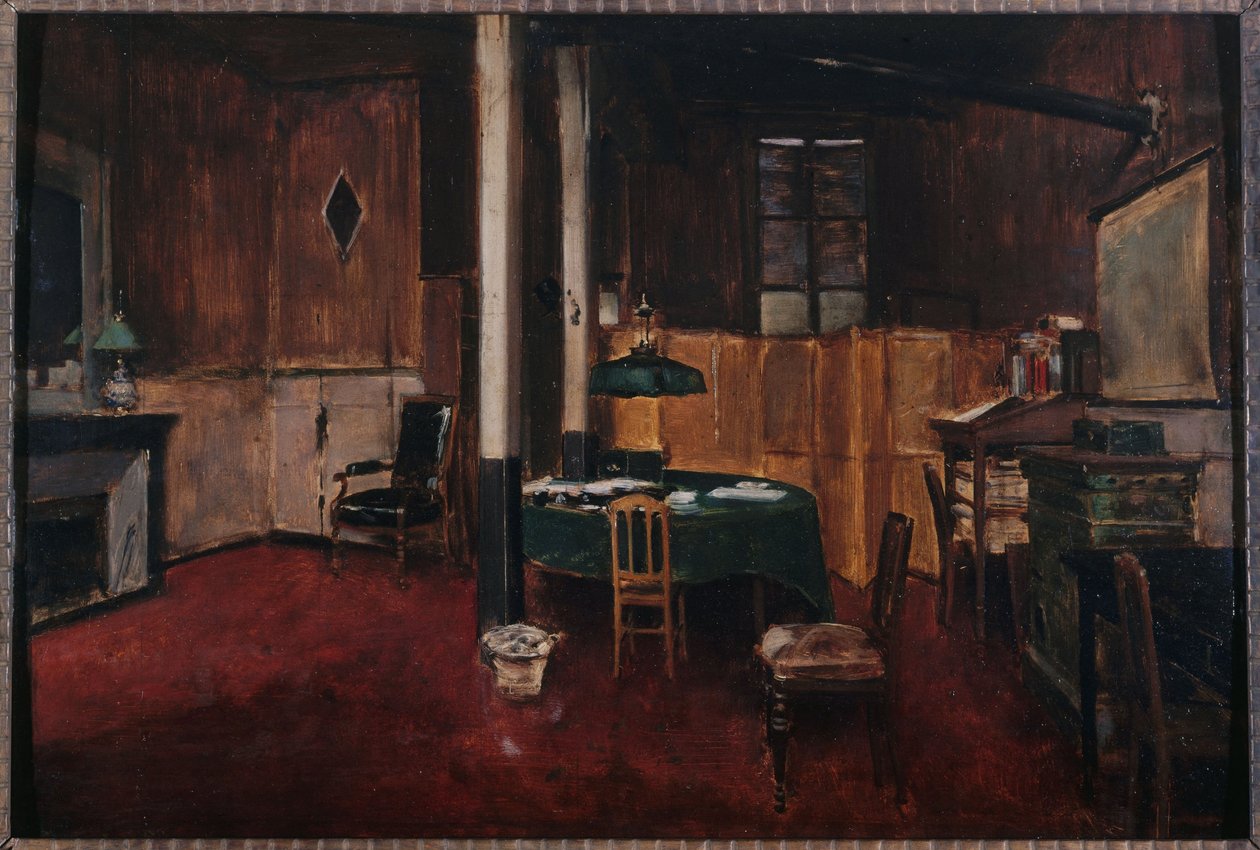 A Journal des débats szerkesztősége, 1889 körül (olaj, fa) alkotó: Unknown artist