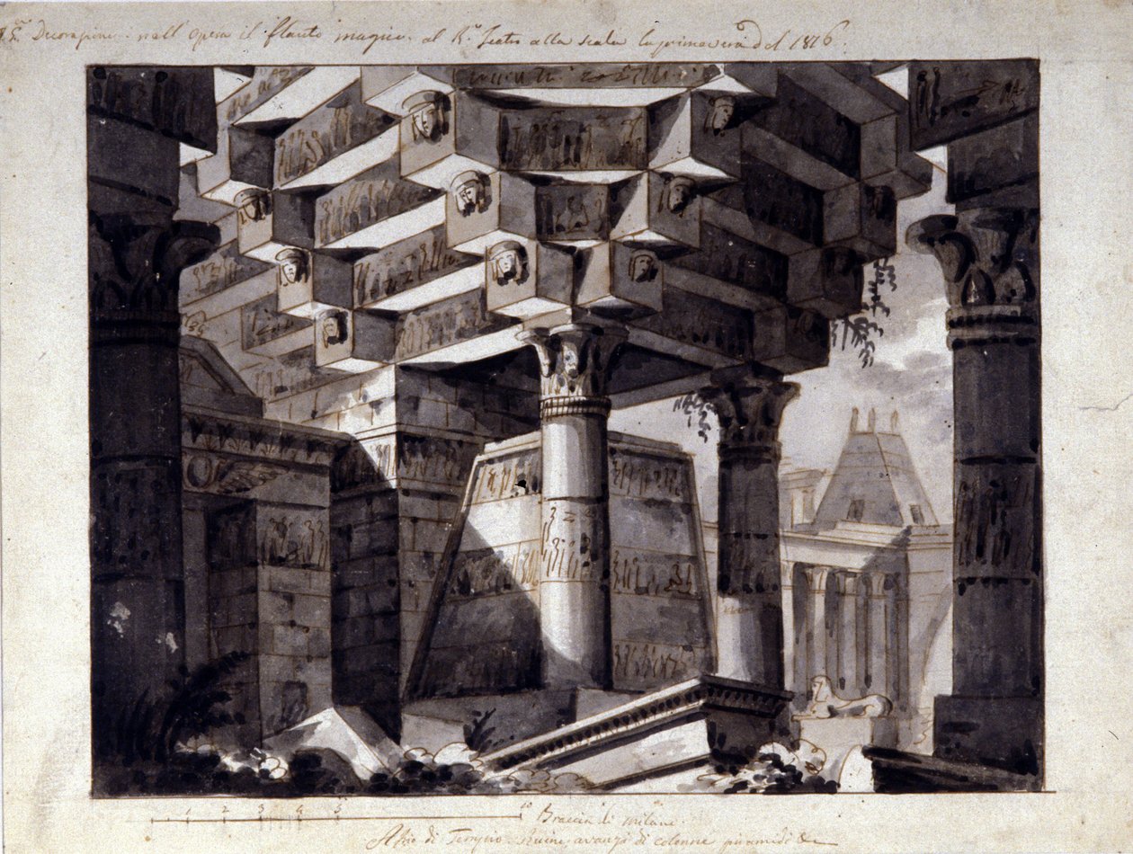 A varázsfuvola (Die Zauberflote; A varázsfuvola) alkotó: Unknown artist