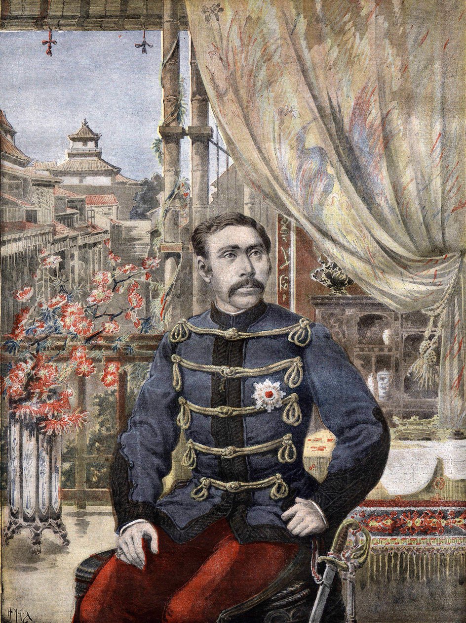 The Marechal Aritomo Yamagata (1838-1922) in 1896 alkotó: Unknown artist