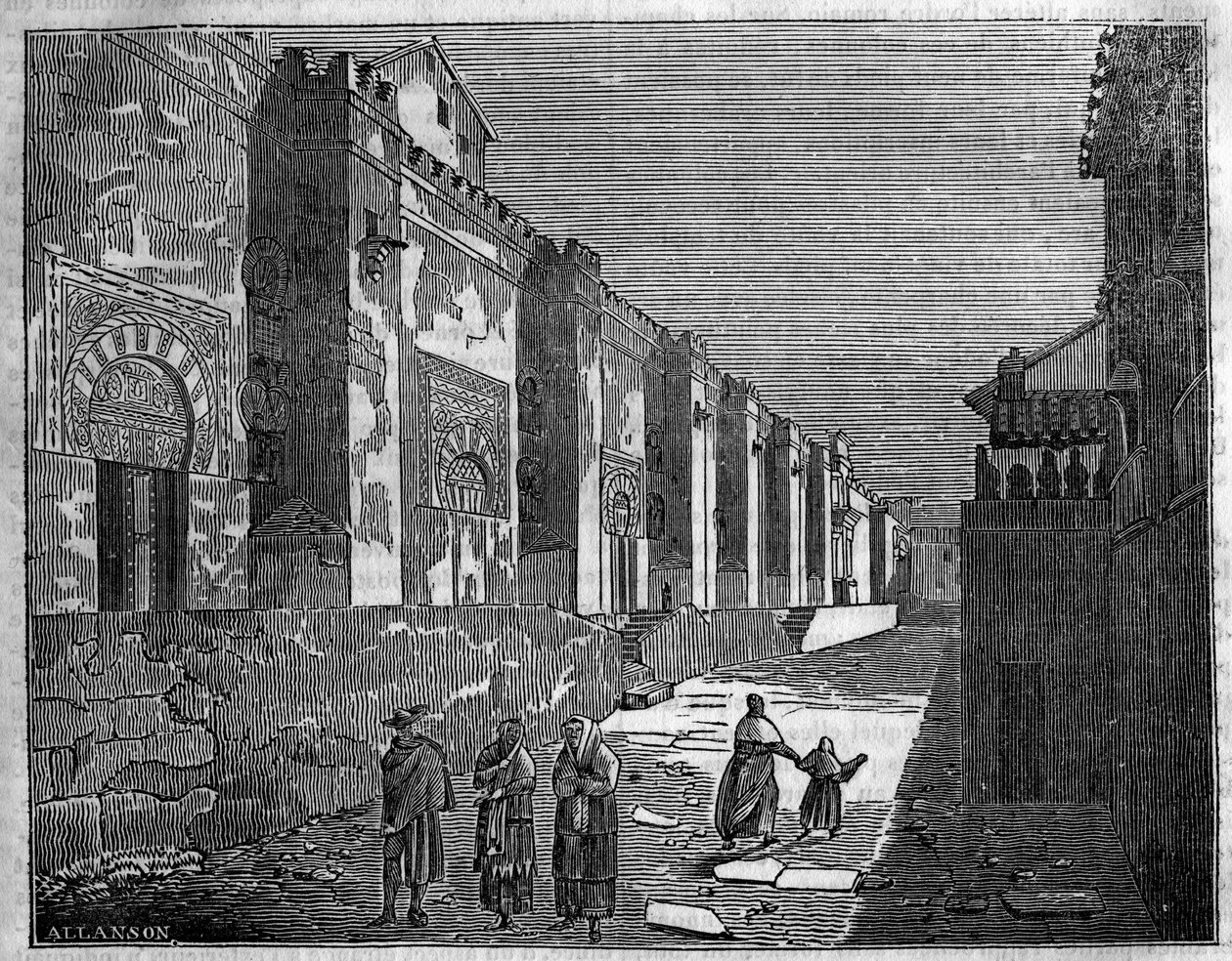 A Cordoba mecset Spanyolországban. Ma a keresztény székesegyház alkotó: Unknown artist
