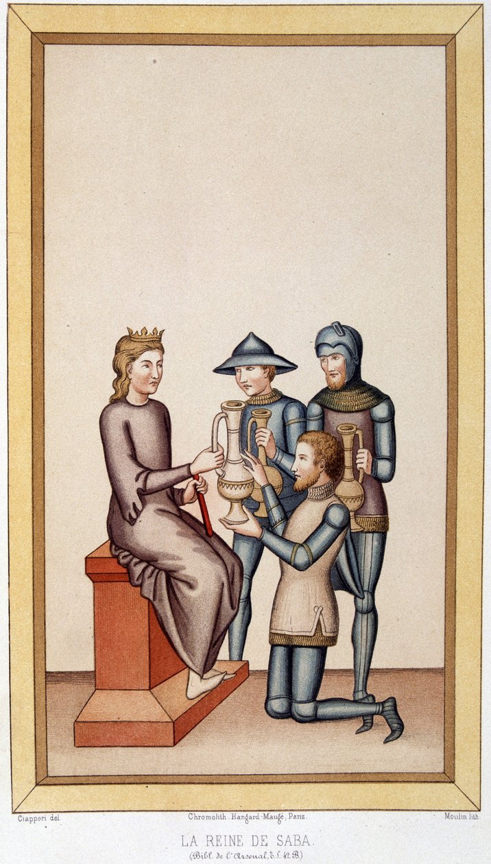 Sába királynője – a „” Pompás művészetekben, a jelmezek és bútorok történetében”” alkotó: Unknown artist
