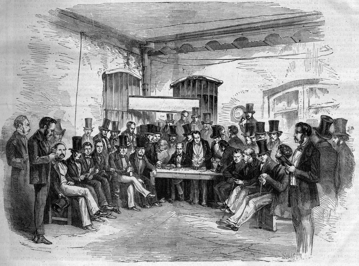 Tőzsde – Buenos Aires, Argentína 1868 alkotó: Unknown artist