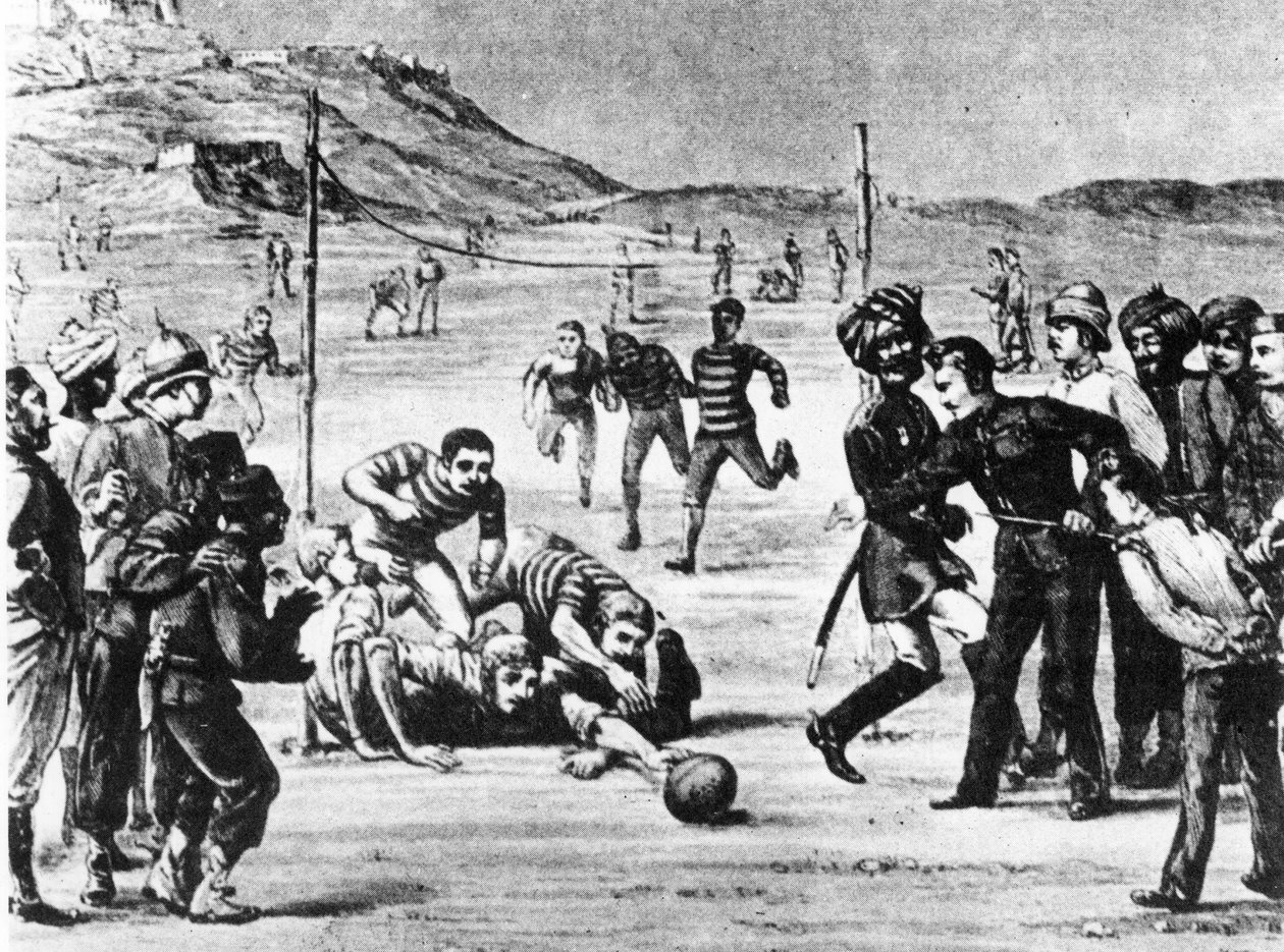 India serege futballoz alkotó: Unknown artist