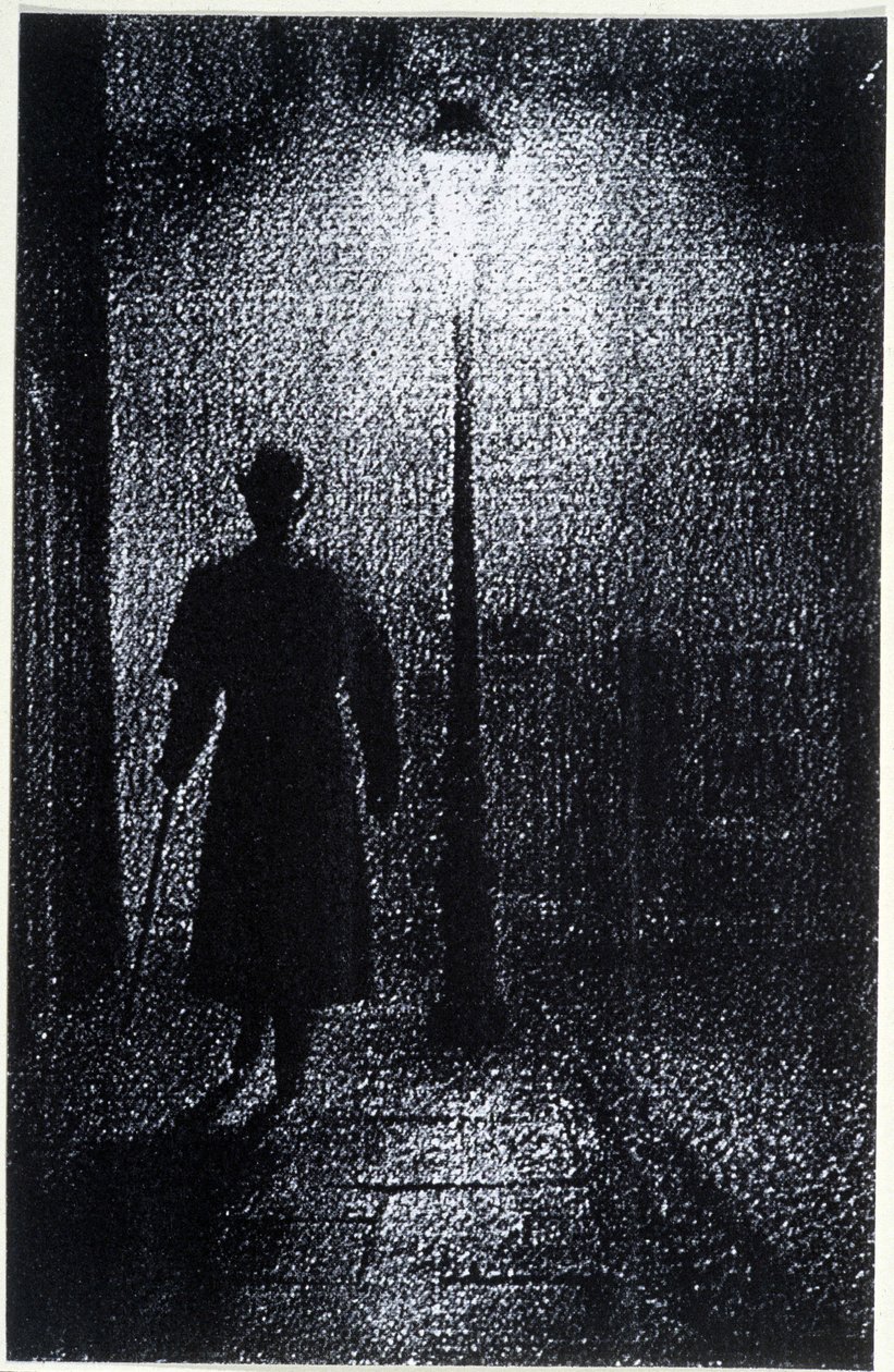 London éjszakai utcáinak hangulata, 19. század vége alkotó: Unknown artist