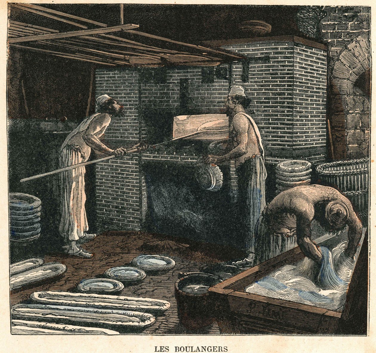 A pékek. 19. századi illusztráció, Bianchetti gyűjtemény. alkotó: Unknown artist