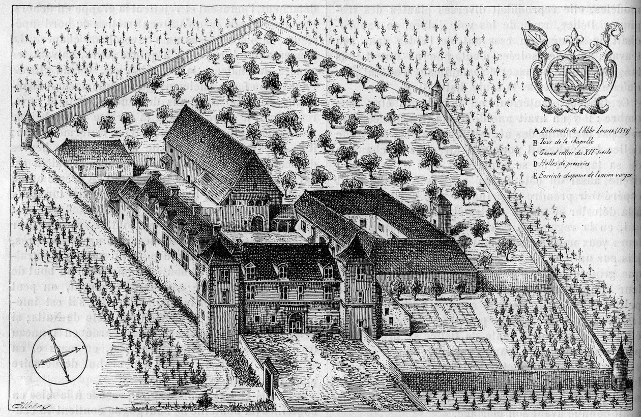 Clos de Vougeot épületei (Cote d