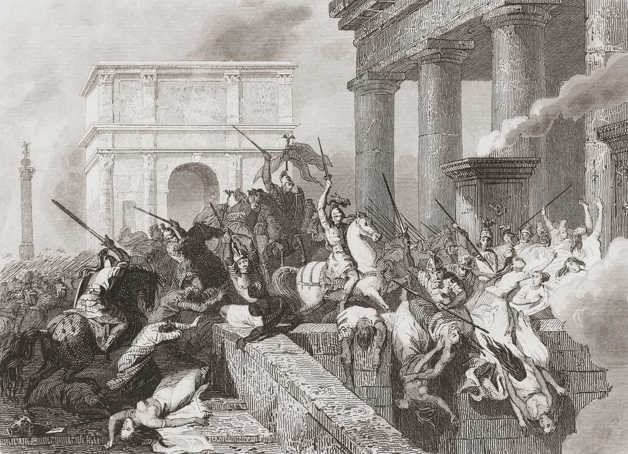 A vandálok érkezése Spanyolországba alkotó: Unknown artist