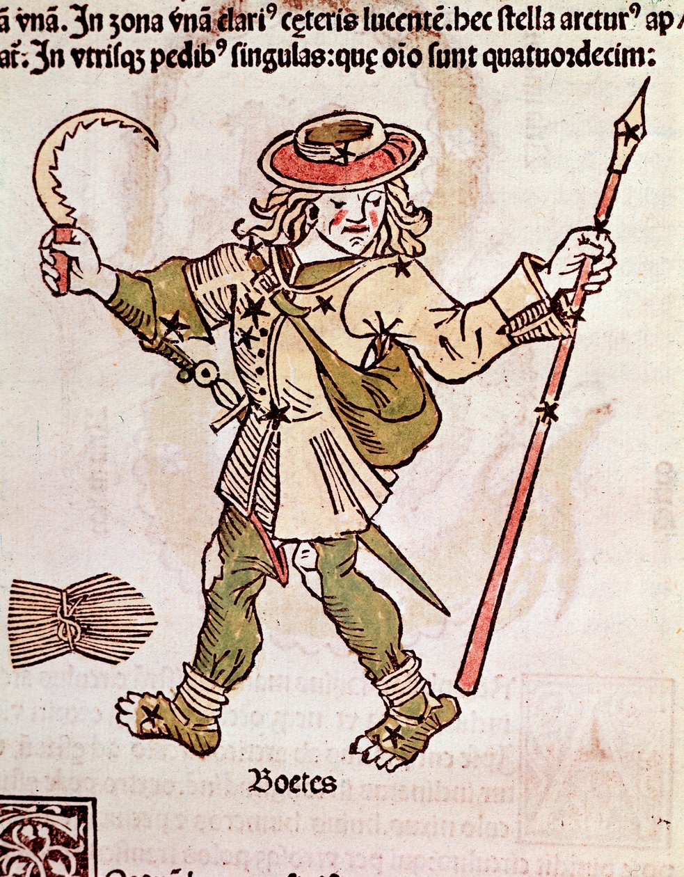 A Bouvier Detail csillagképe a Hygin (Gaius Julius Hyginus) római történésznek tulajdonított „Poeticon astronomicon”-ból származik (Kr. e. 1. század) (Bootes csillagkép, a „” Poeticon astronomicon”-ból”, amelyet Hyginusnak (Kr. e. 1. század) tulajdonította alkotó: Unknown artist