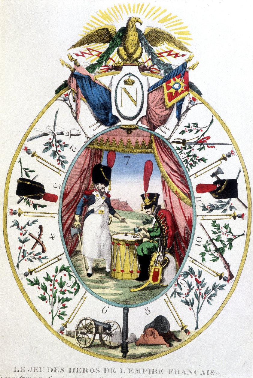 A Francia Birodalom hőseinek játéka, deb. 19. század alkotó: Unknown artist
