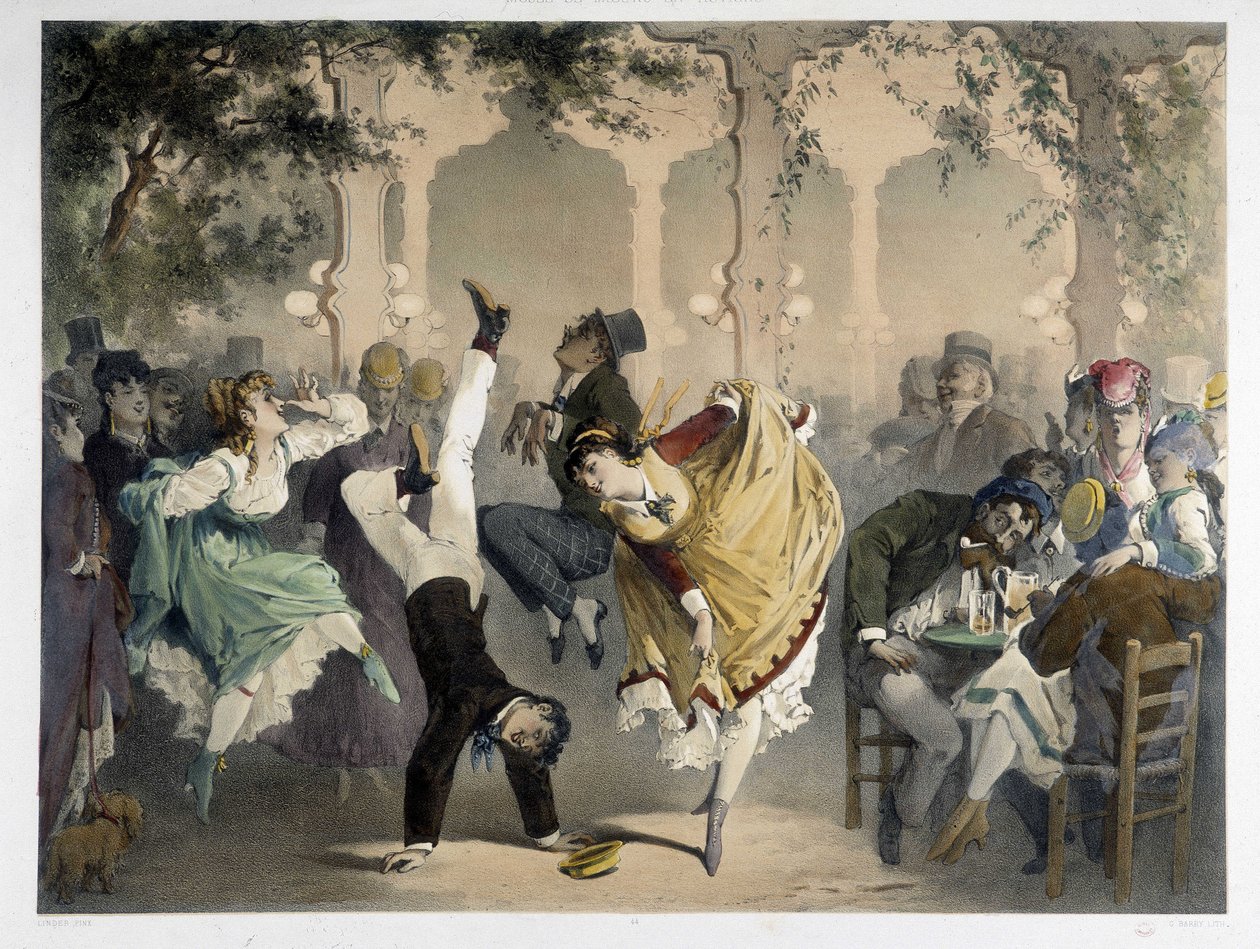 A rács Bullierben, 1860 körül alkotó: Unknown artist