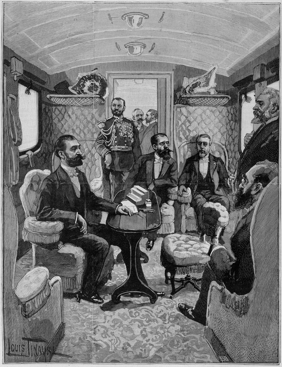 Carnot elnök útja 1890-ben. alkotó: Unknown artist