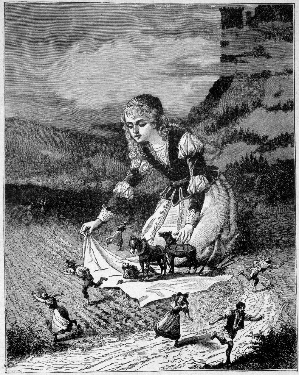 A Geants legendája Elzászban. alkotó: Unknown artist