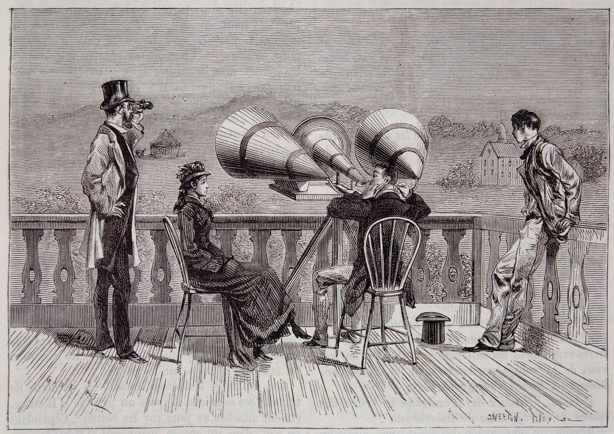 Thomas Edison megafonja – a „La Nature” című filmben, 1878 alkotó: Unknown artist