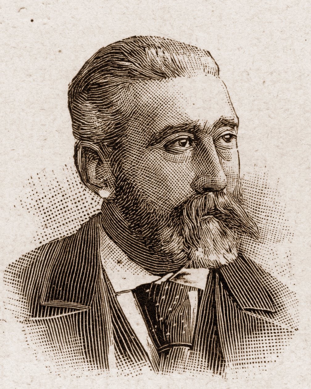 Az Academy Francaise tagjai 1895-ben: Jose Maria (Jose-Maria) de Heredia (1842-1905) francia költő portréja. alkotó: Unknown artist