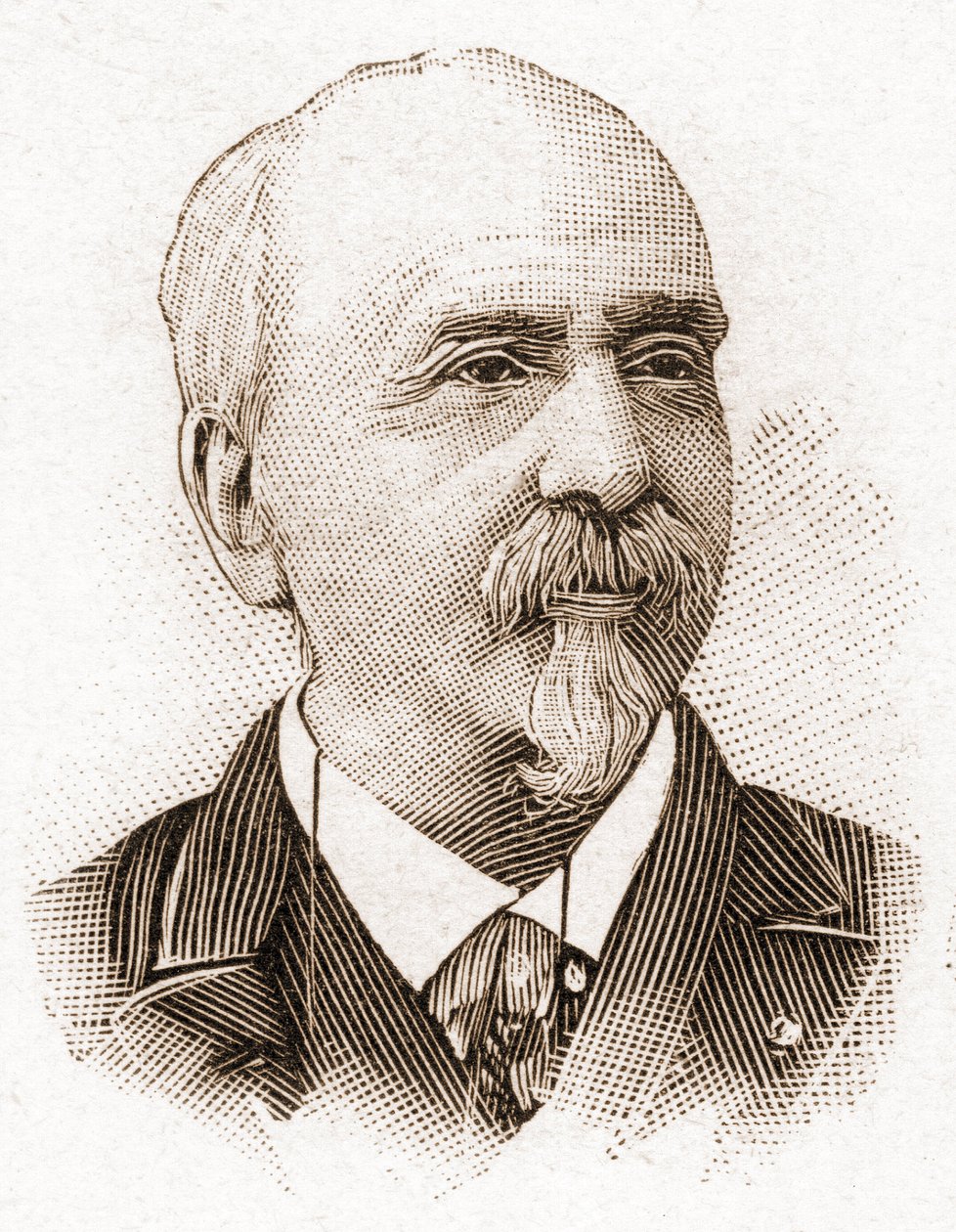 Az Academy Francaise tagjai 1895-ben: Victor Cherbuliez (1829-1899) író, drámaíró, esszéista, francia irodalomkritikus portréja. alkotó: Unknown artist