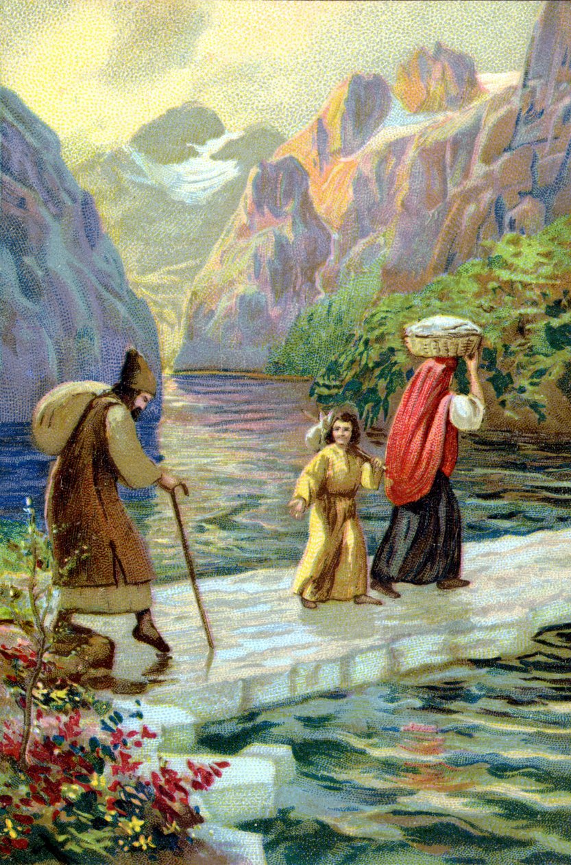 A jéghíd csodája Zarathustra életében alkotó: Unknown