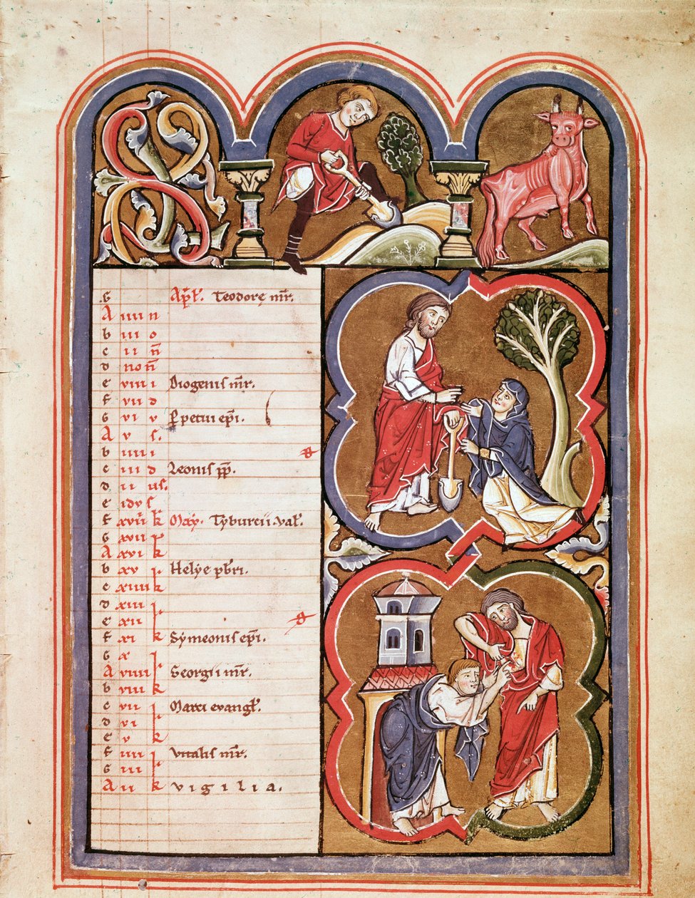 Április hónap, Noli me tangere, l