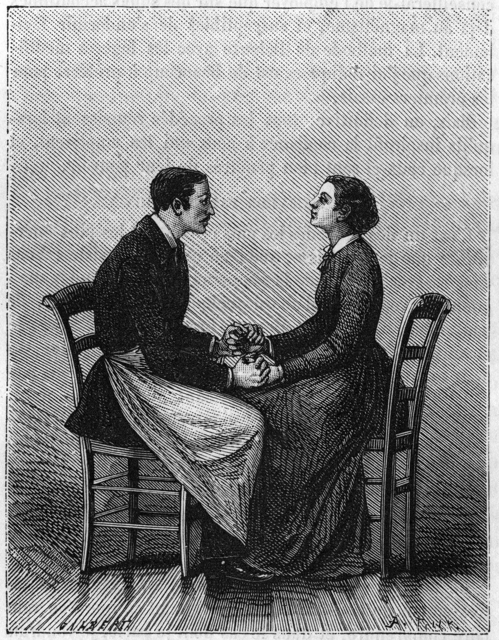 A hipnózis jelenségei: A hipnotikus alvás meghatározásának módja. alkotó: Unknown artist