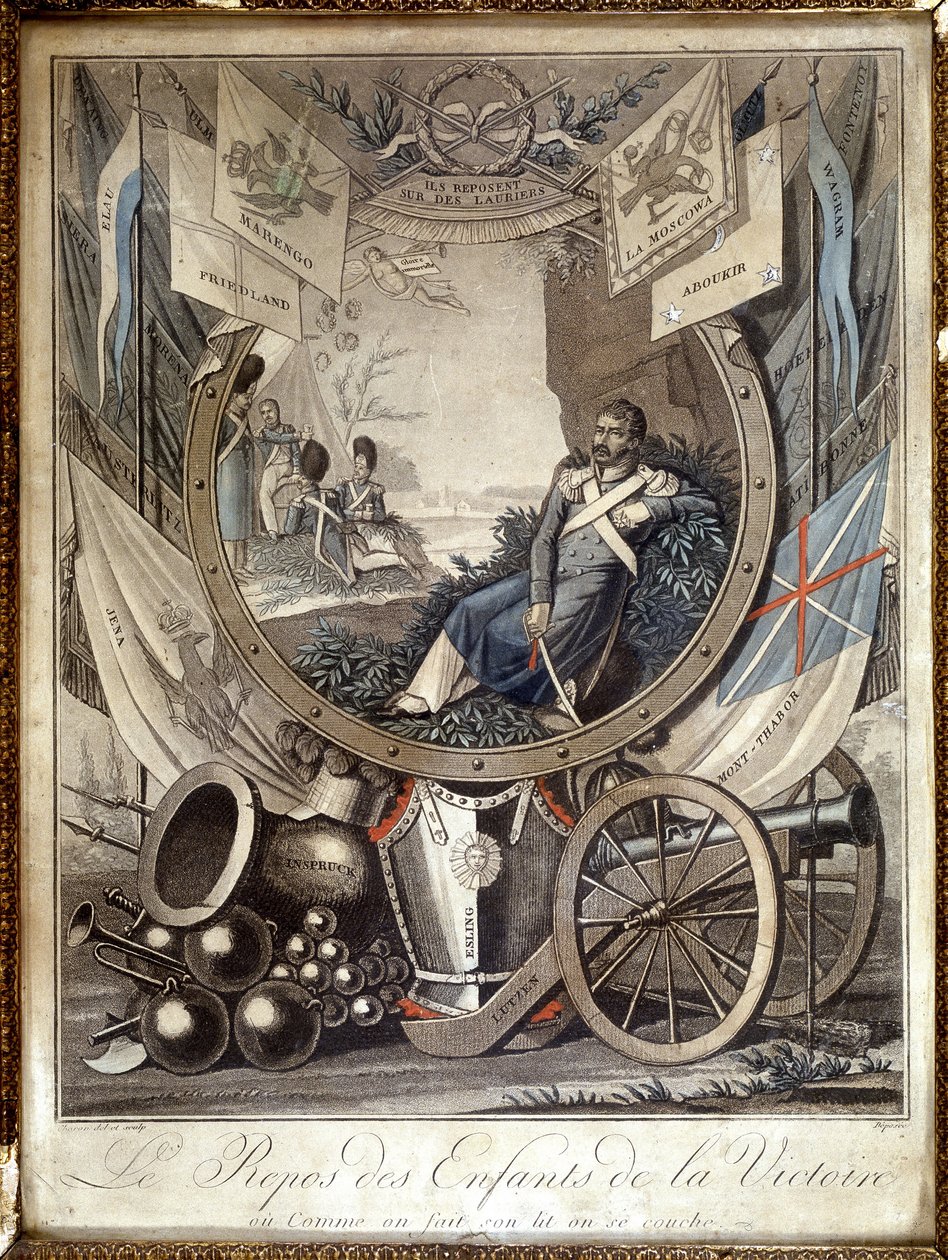 A Győzelem többi gyermeke: allegória a napóleoni háború katonáiról. n.d.. 19. század. alkotó: Unknown artist