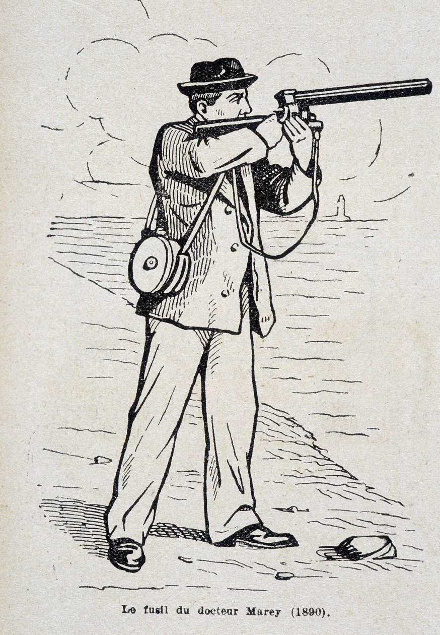 Dr. Etienne Jules (Etienne-Jules) Marey puskája (1890) alkotó: Unknown artist