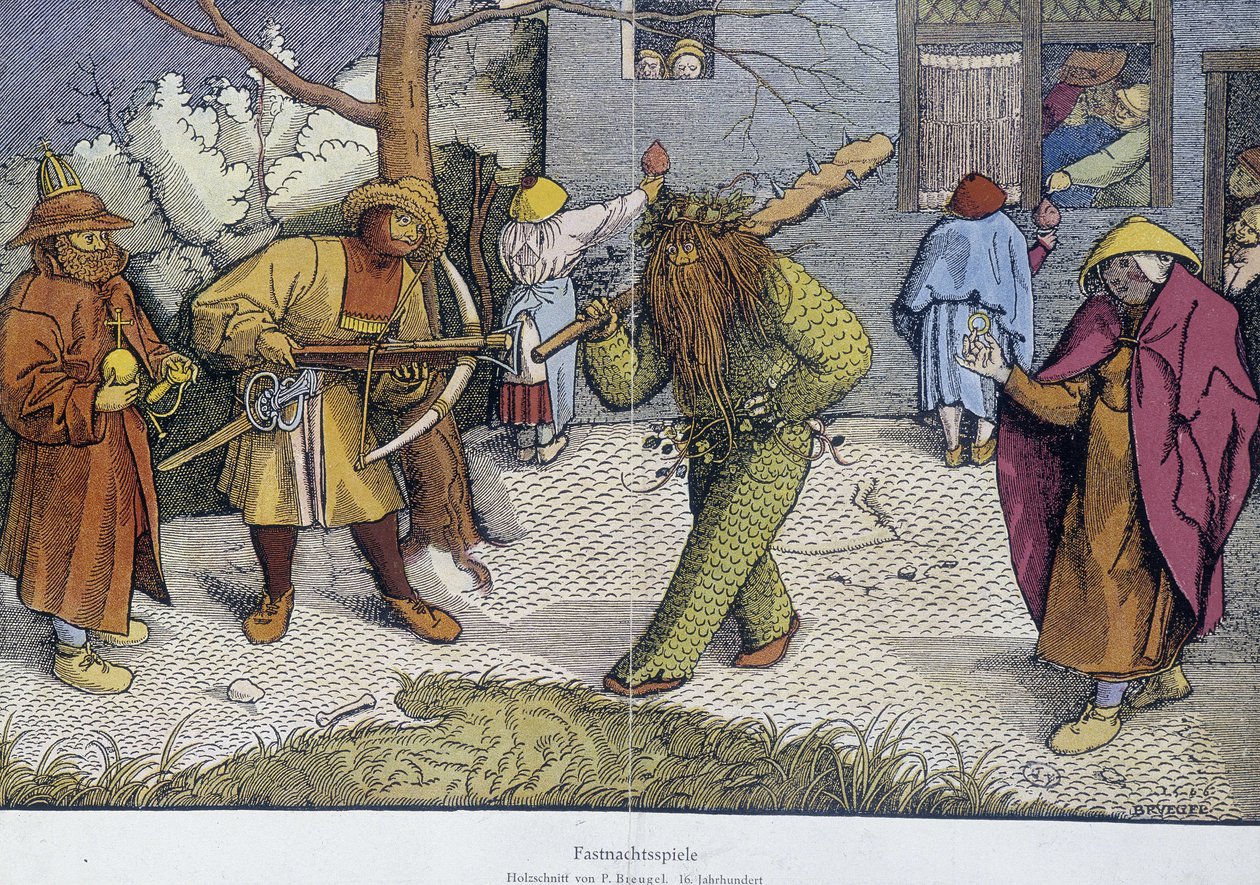 Színházi játékok: Carnival Day - egy doki reproja a breughel-fán alkotó: Unknown artist