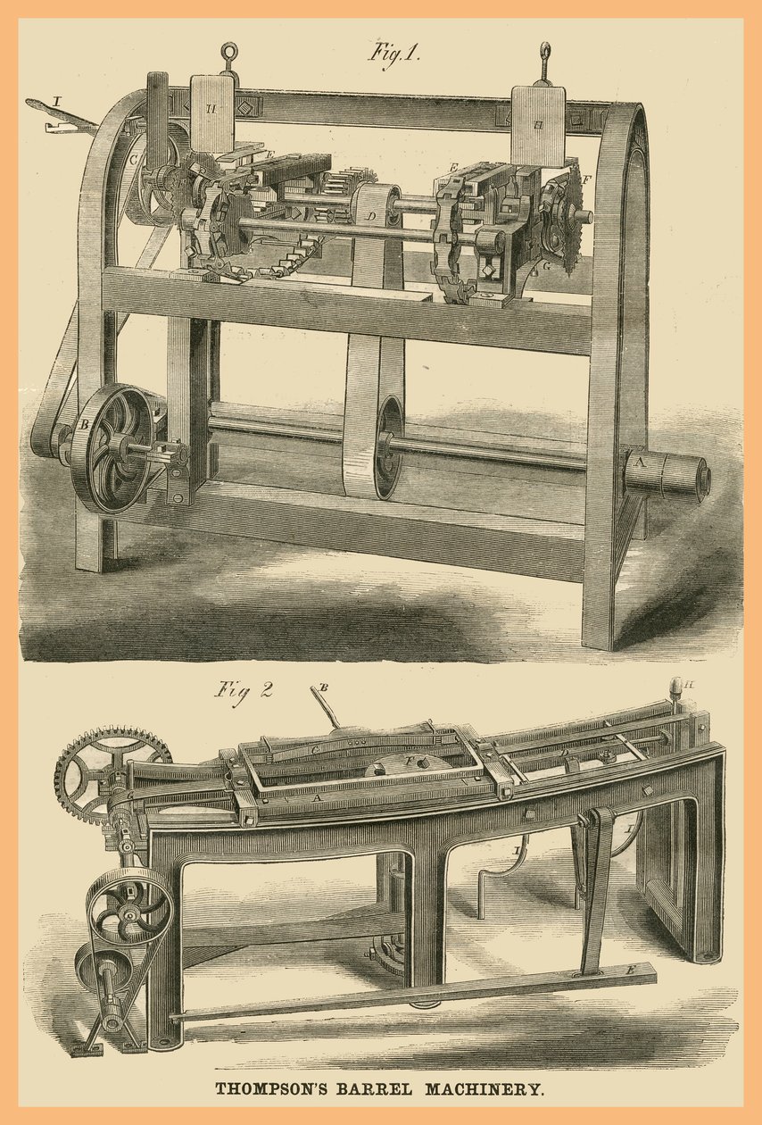 Thompsons Barrel Machinery alkotó: Unknown Artist