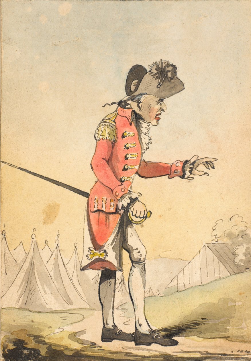 „Valóban nagyon igaz – a férfiak biztosan lőtték egymást – Nos, igyekszem a következő manőverem során ezen az enyhe kellemetlenségen változtatni?, 1796 alkotó: Unknown