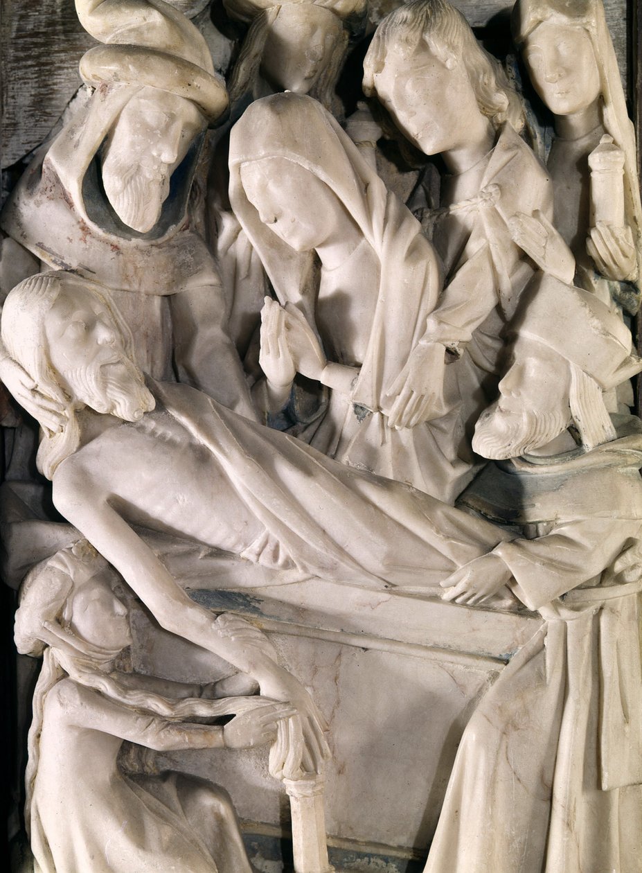 Krisztus sírja, Saint-Riquier oltárképének részletei alkotó: Unknown artist