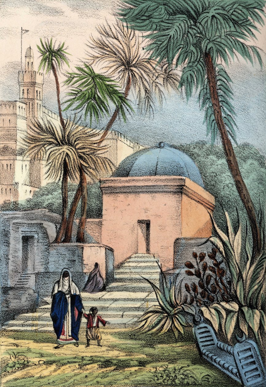 Algír mór lakóinak sírjai Bab-el-Oued temetőjében alkotó: Unknown artist