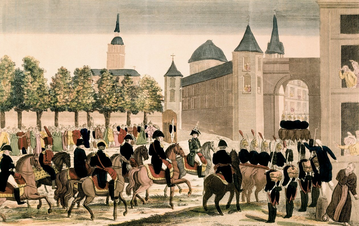 Napóleon csapatainak diadalmas bevonulása Madridba, 1808. december 4 alkotó: Unknown artist