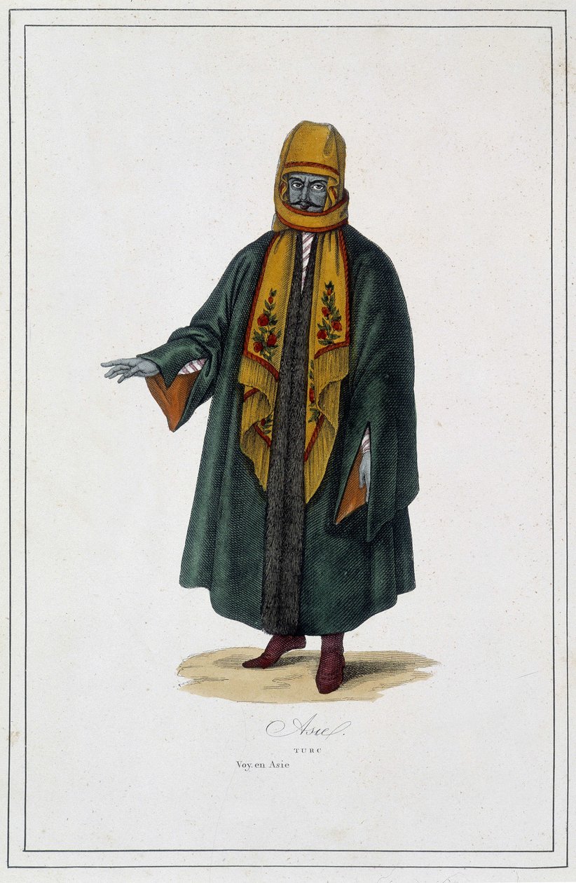 Török – Paul Jonhanneaud abbé „A föld népei” című művében, Librairie des Bons livres alkotó: Unknown artist