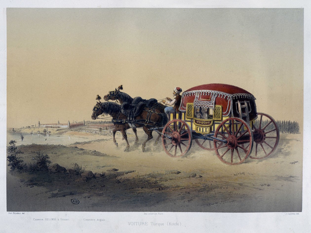 Török hintó – 19. század, Kr. u alkotó: Unknown artist