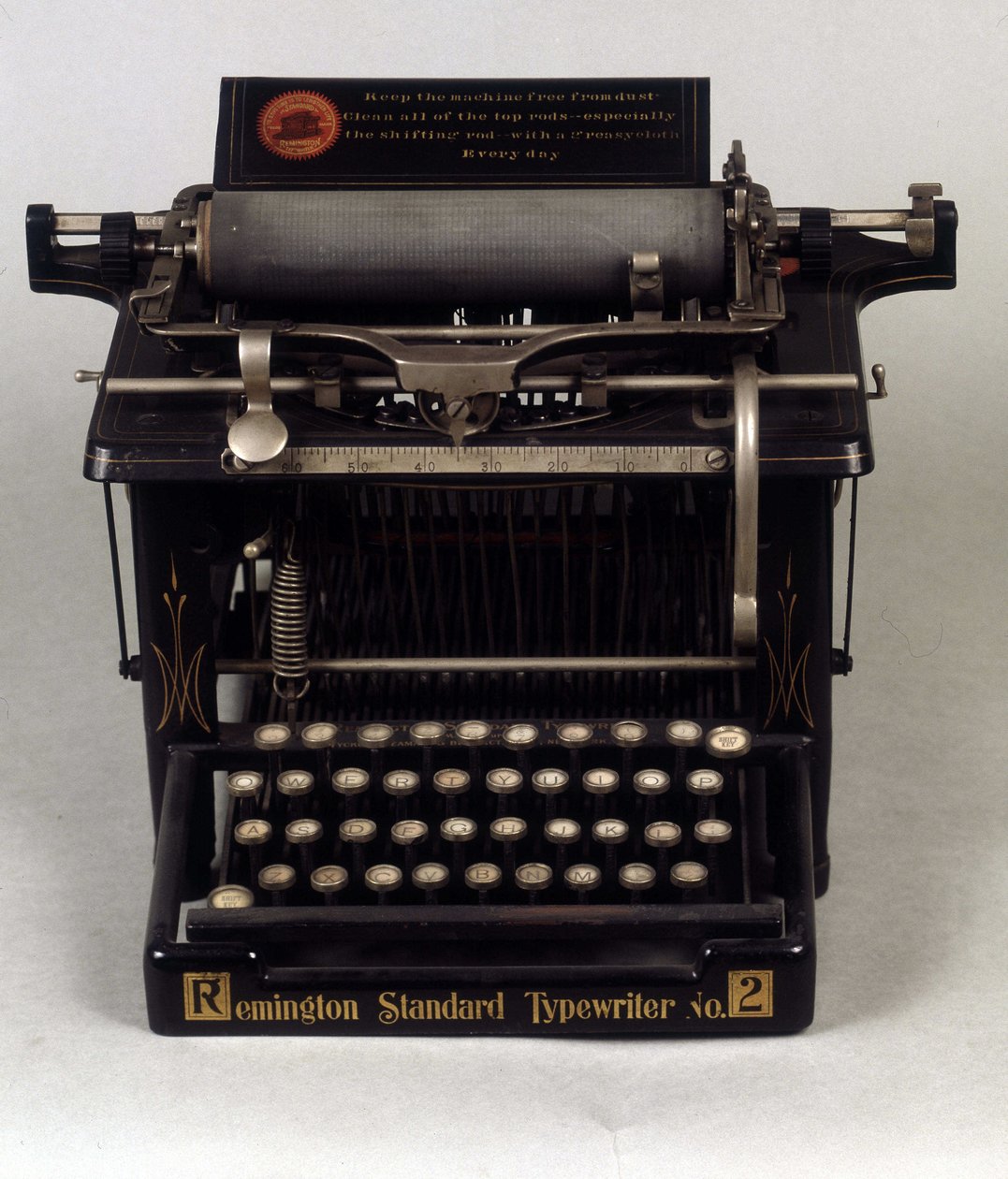 Írógép, Remington modell alkotó: Unknown artist