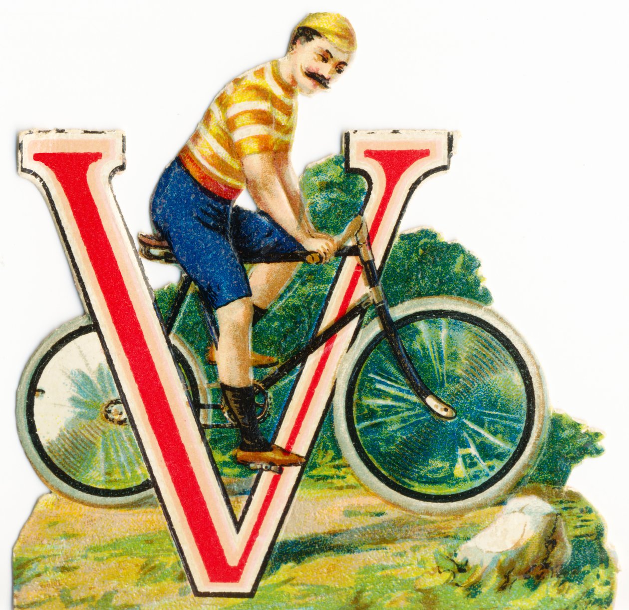 V: Velocipéd alkotó: Unknown artist