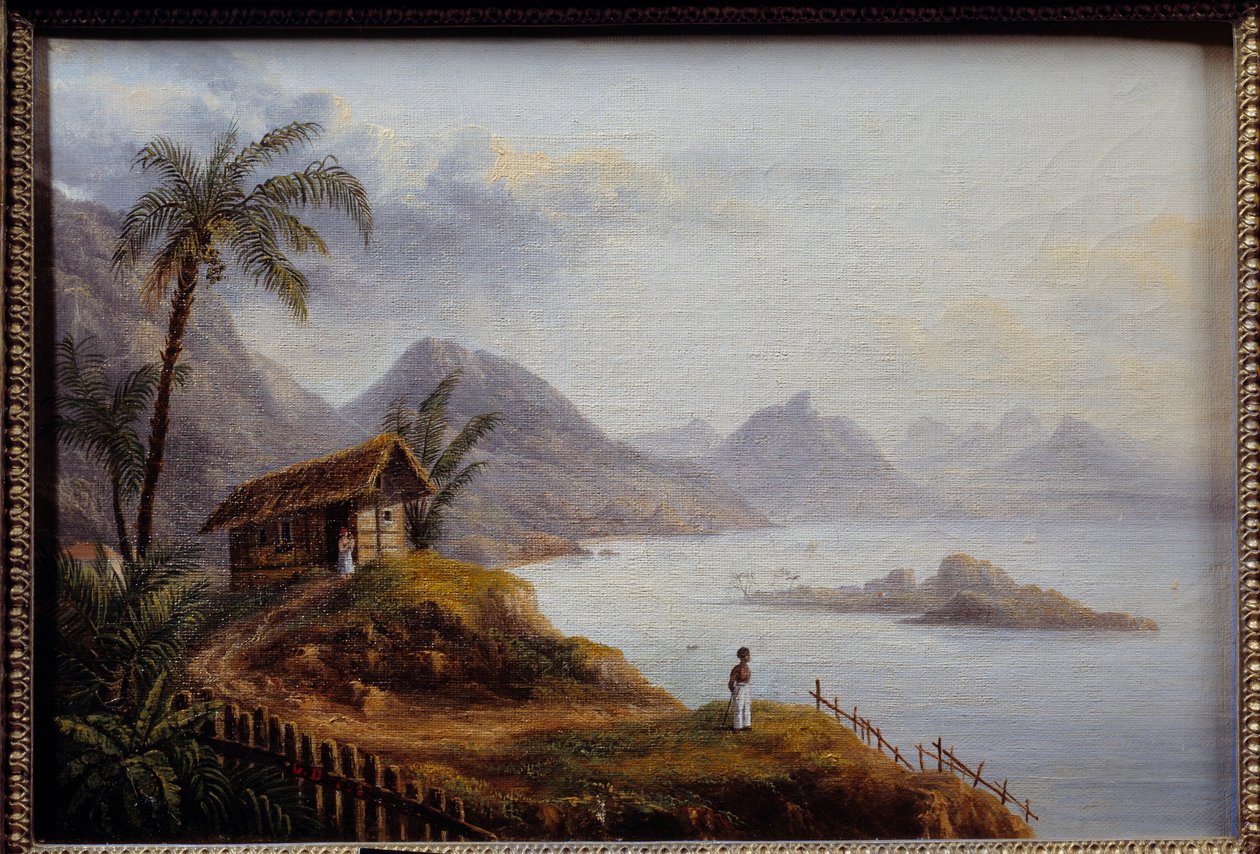 Kilátás Martinique-ra. Névtelen festmény alkotó: Unknown artist