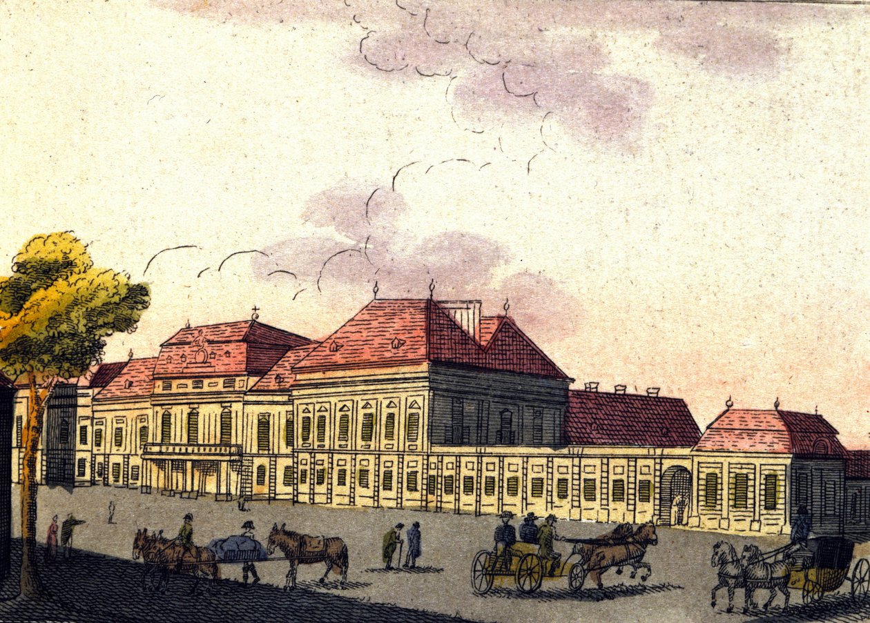 Kilátás Bécs városára Ausztriában, metszet 1820-ból alkotó: Unknown artist