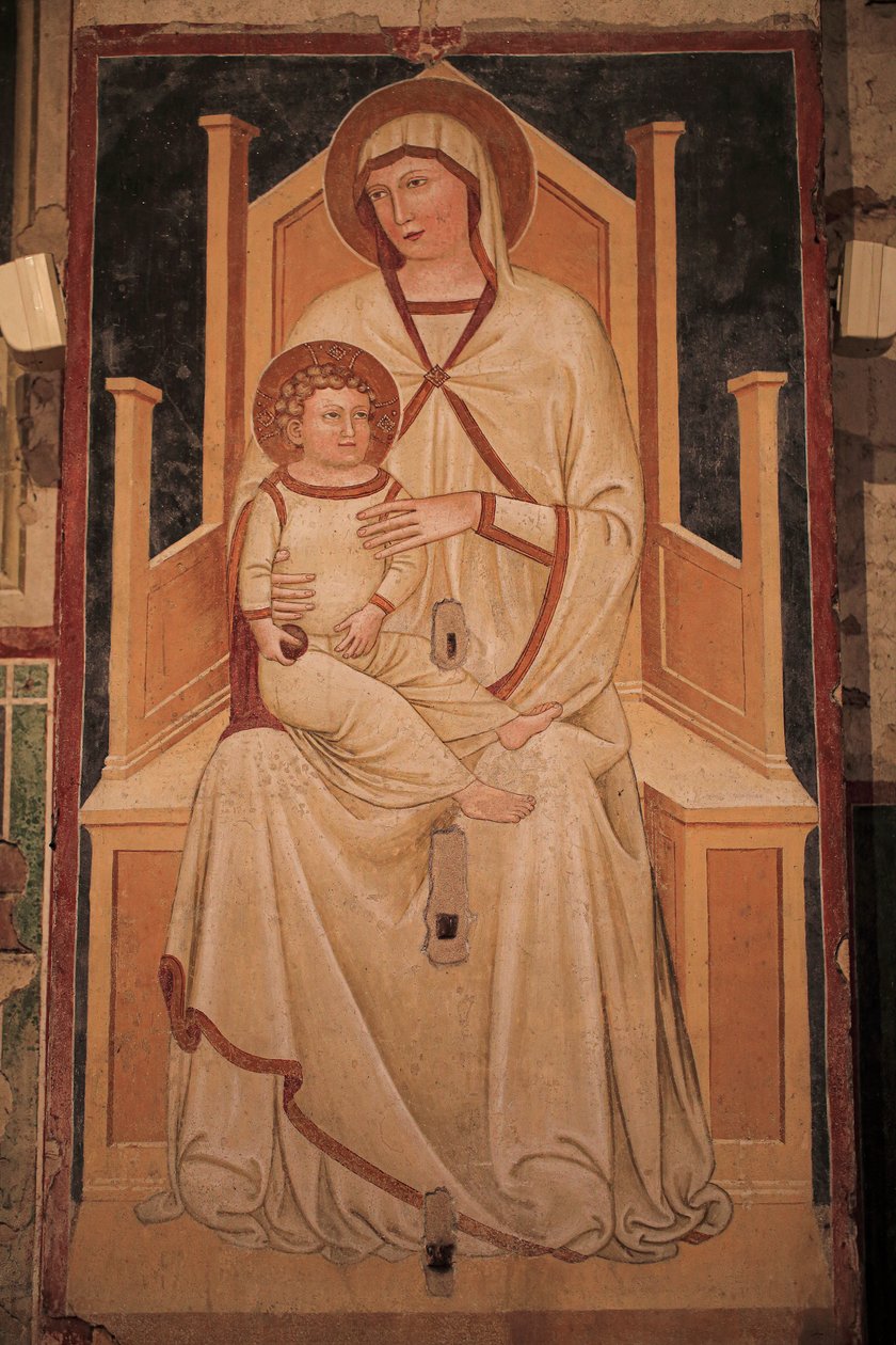 Falfreskó San Zeno Maggiore-ban. Verona alkotó: Unknown artist