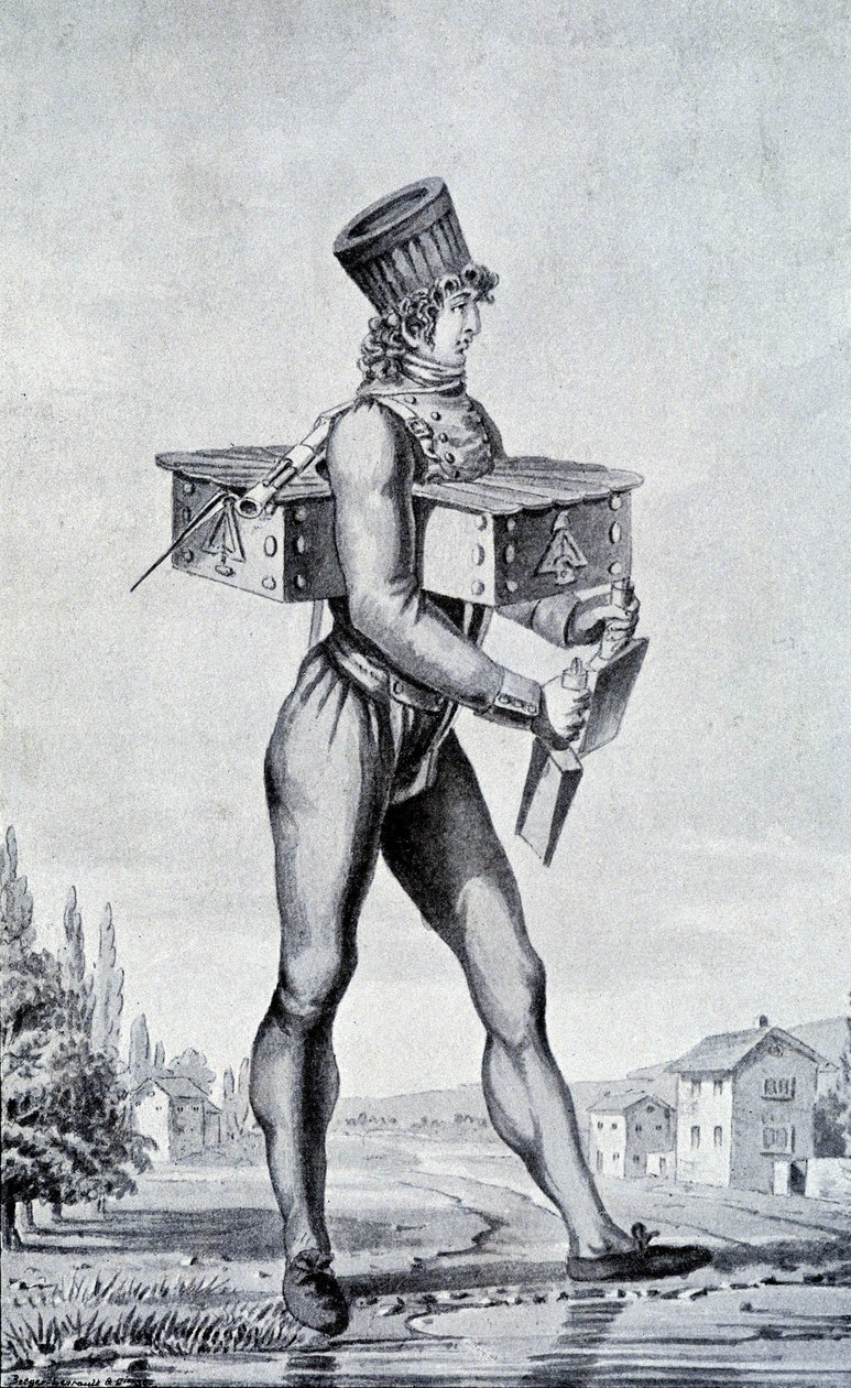 századi hadiruha. századi metszet. alkotó: Unknown artist
