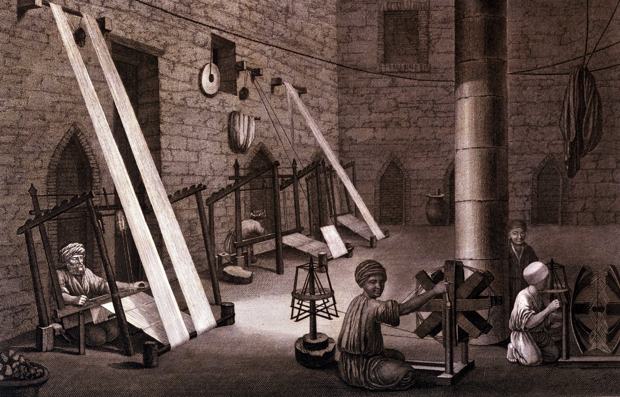 Szövés Egyiptomban a XIX. alkotó: Unknown artist