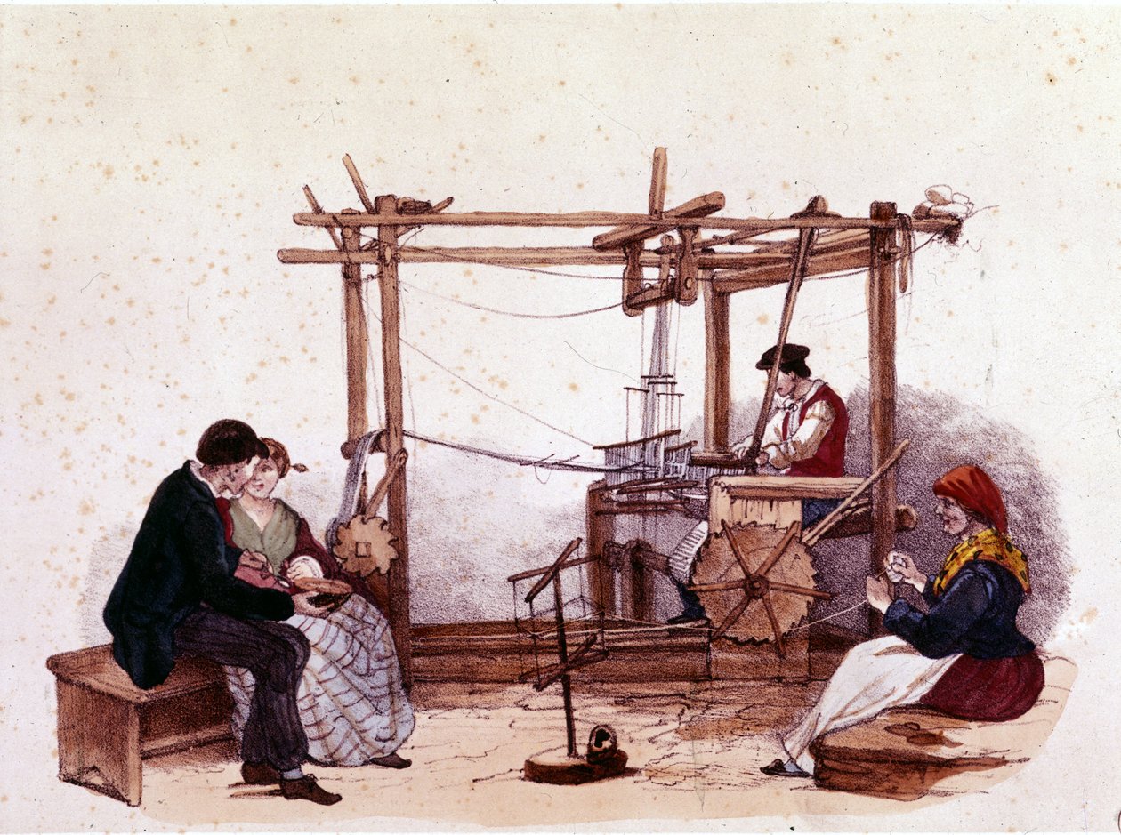 Szövés a XIX. alkotó: Unknown artist