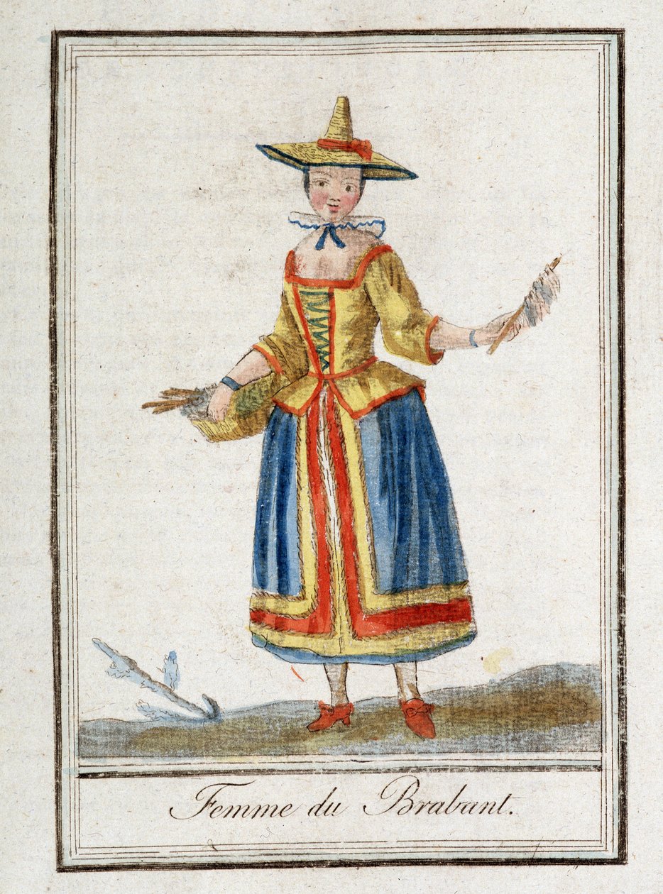Brabanti nő (Belgium). alkotó: Unknown artist