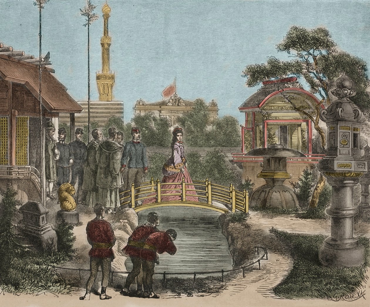 Világkiállítás 1873 Bécs Ausztriában - Bécsi Egyetemes Kiállítás - I. Ferenc József osztrák ( alkotó: Unknown artist