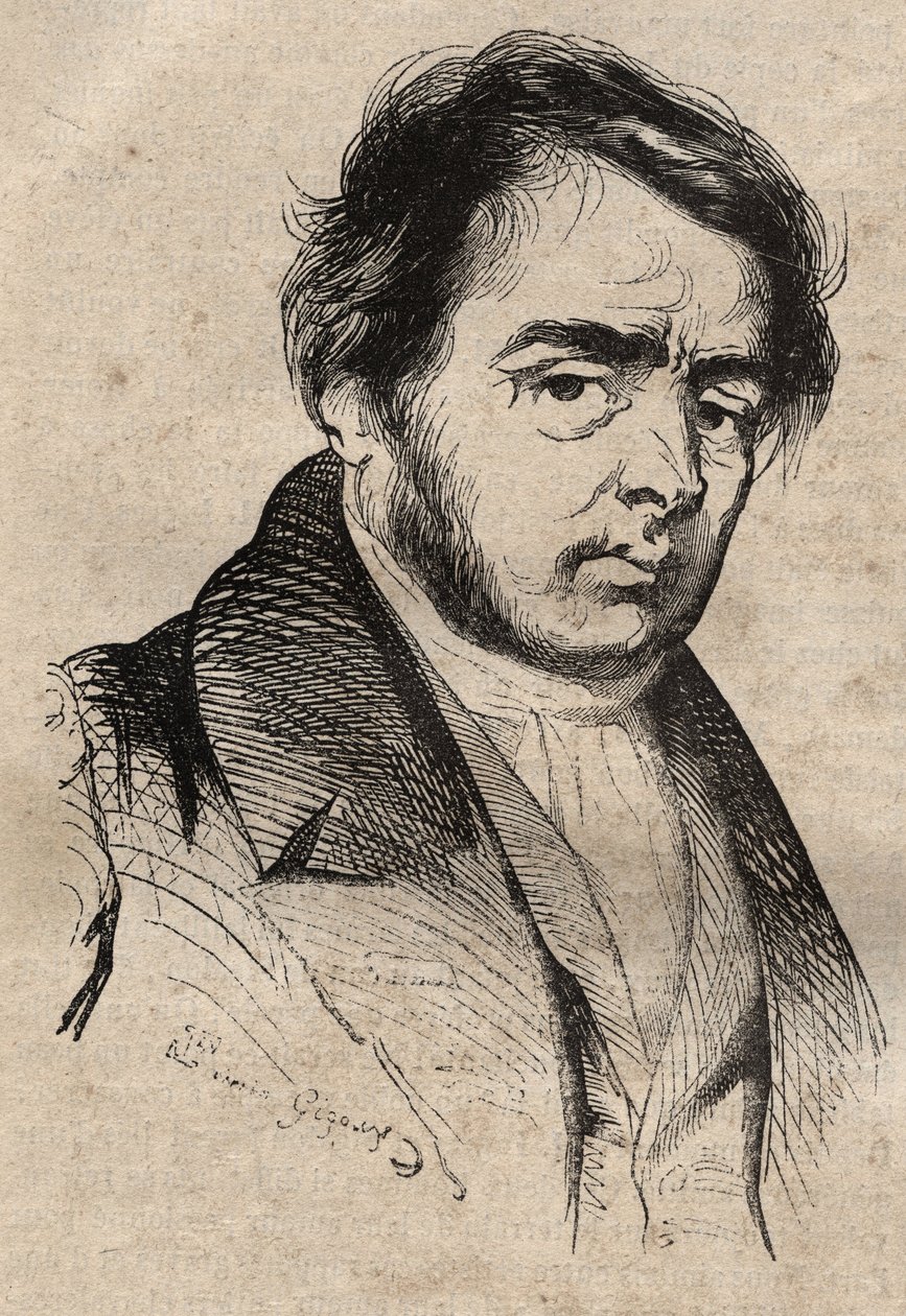 Xavier Sigalon (1787-1837) festő, metszet alkotó: Unknown artist