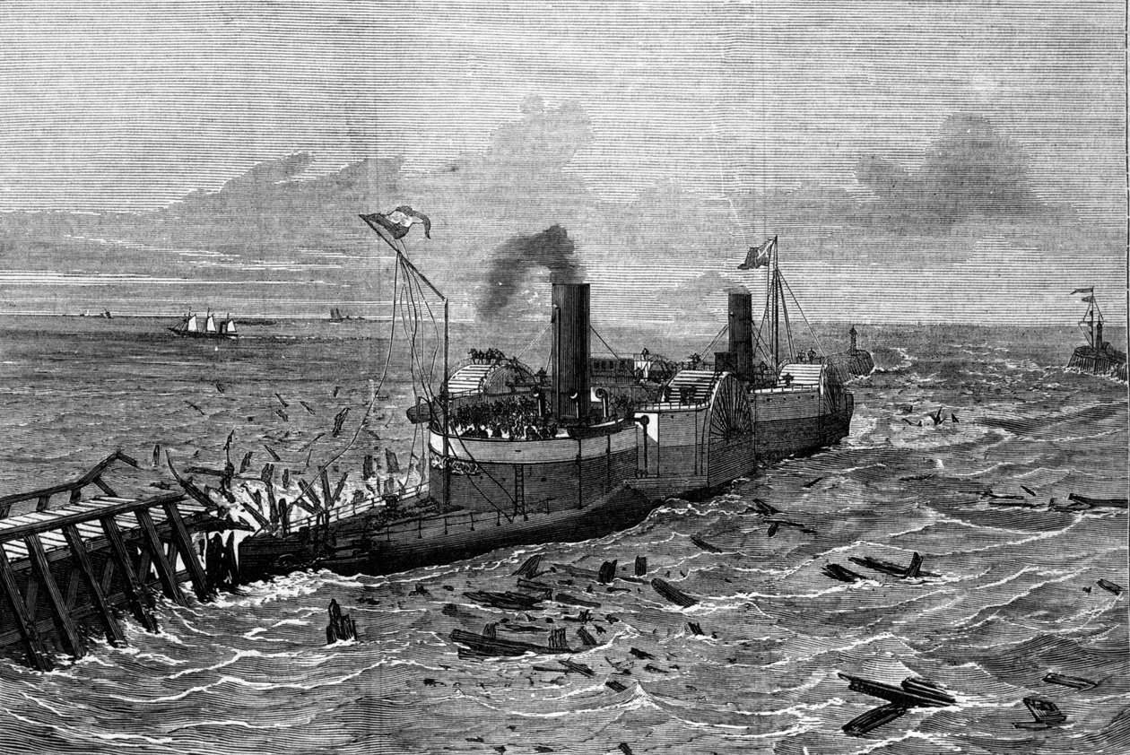 Henry Bessemer (1813-1898) tengeribetegség elleni csónakja. alkotó: Unknown artist