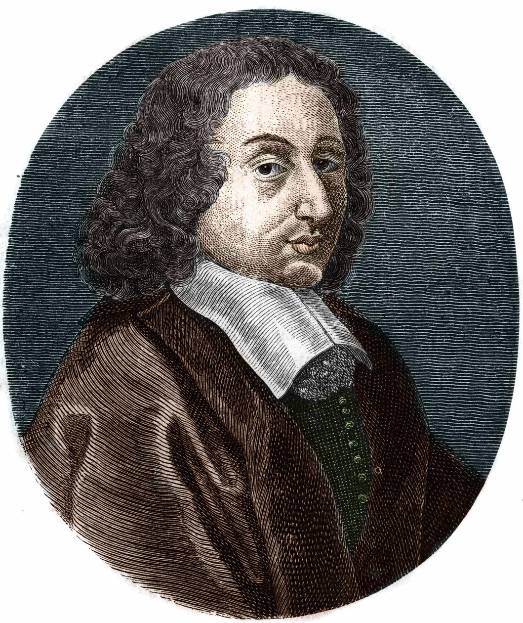 Blaise Pascal (1623-1662) francia matematikus, fizikus és író portréja. alkotó: Unknown artist