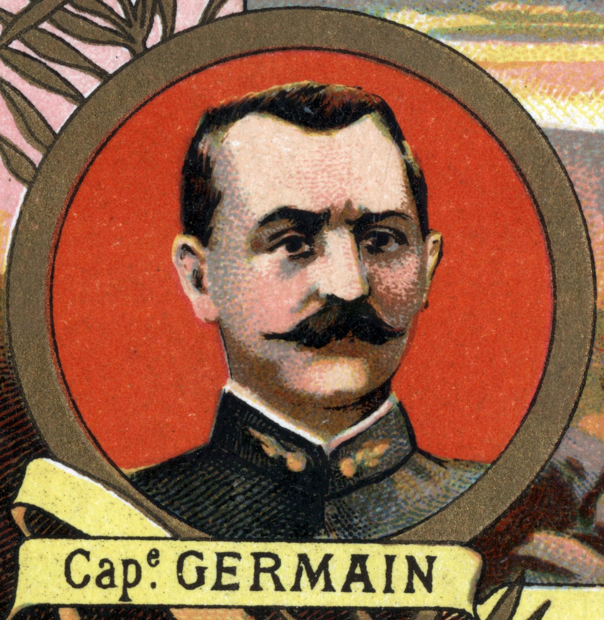 Germain kapitány francia felfedező portréja, aki részt vett a Marchand küldetésben. alkotó: Unknown artist